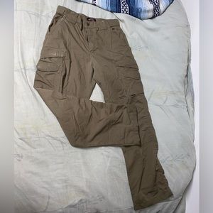 Tru Spec Tactical Khaki Cargo Pants 30x32, (24-7 pro flex)